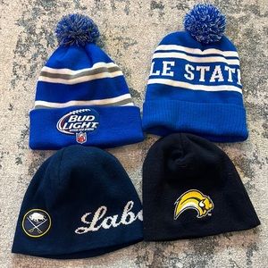 Lot of all 4 winter hats